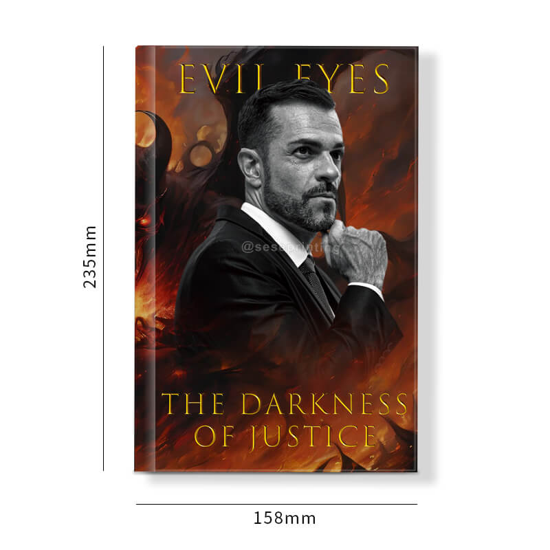 Self Publish Foil Hardcover Book with Full Color Image Stenciled Edges 6