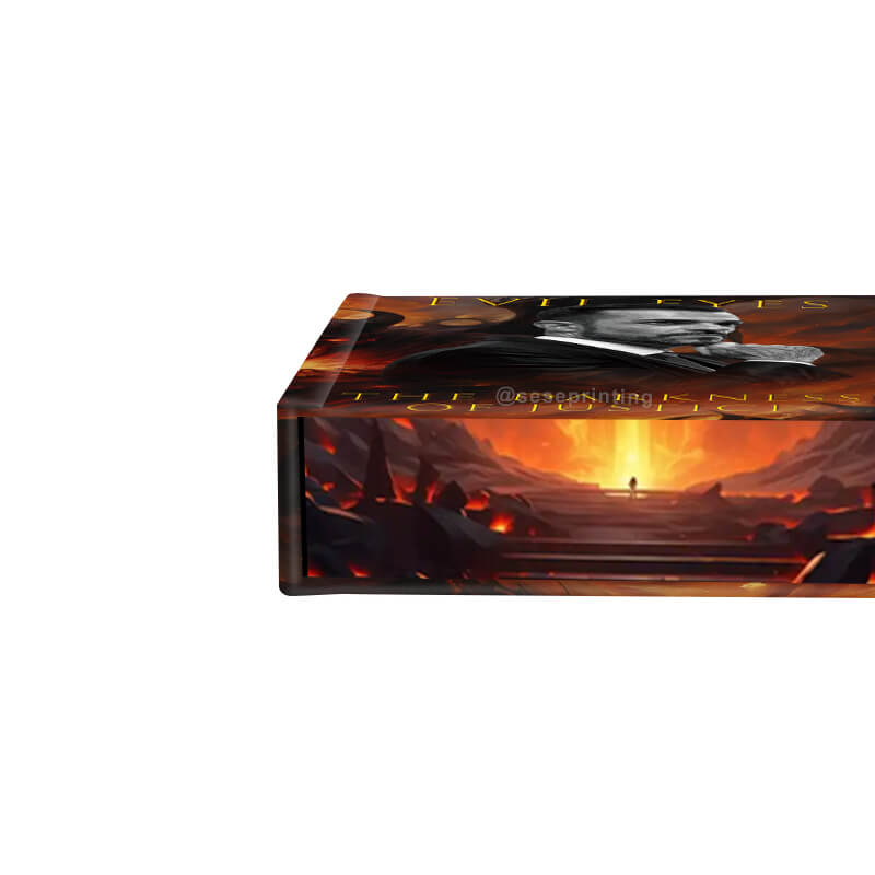 Self Publish Foil Hardcover Book with Full Color Image Stenciled Edges 9