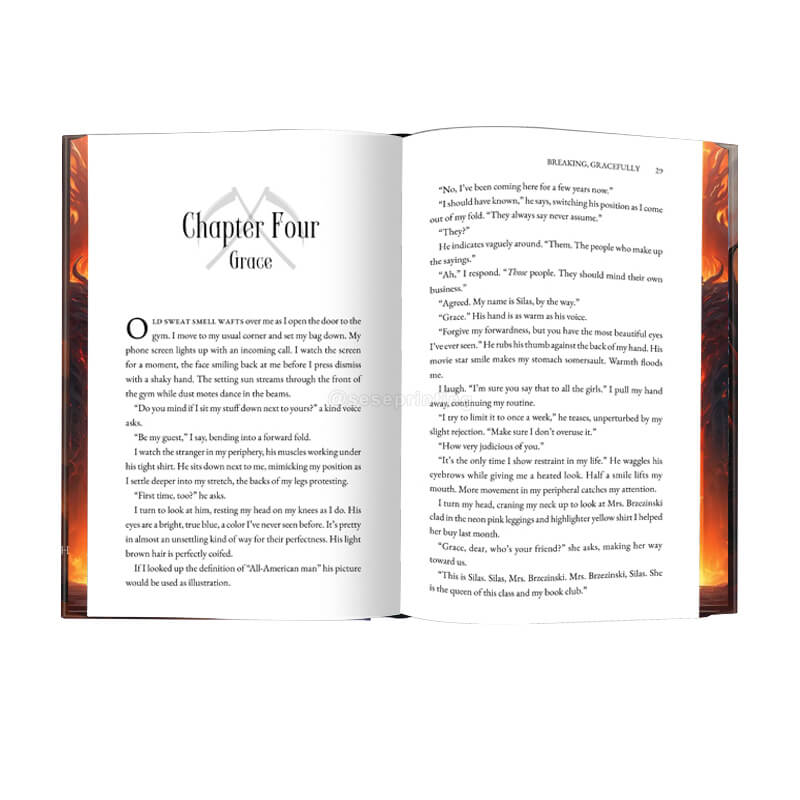 Self Publish Foil Hardcover Book with Full Color Image Stenciled Edges 7