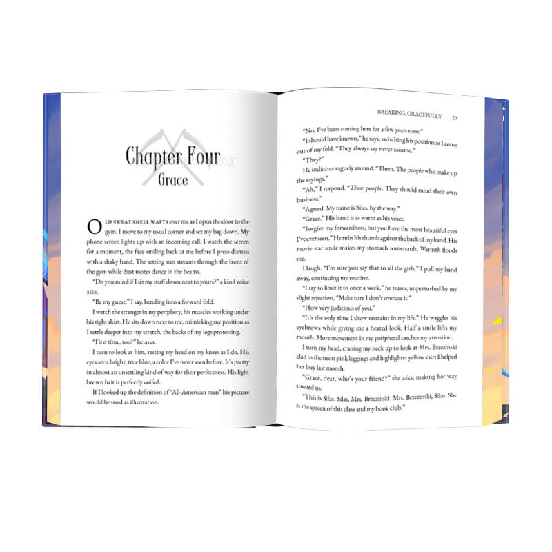 China Book Publishers Printing Hardcover Book with Sprayed Edges 7