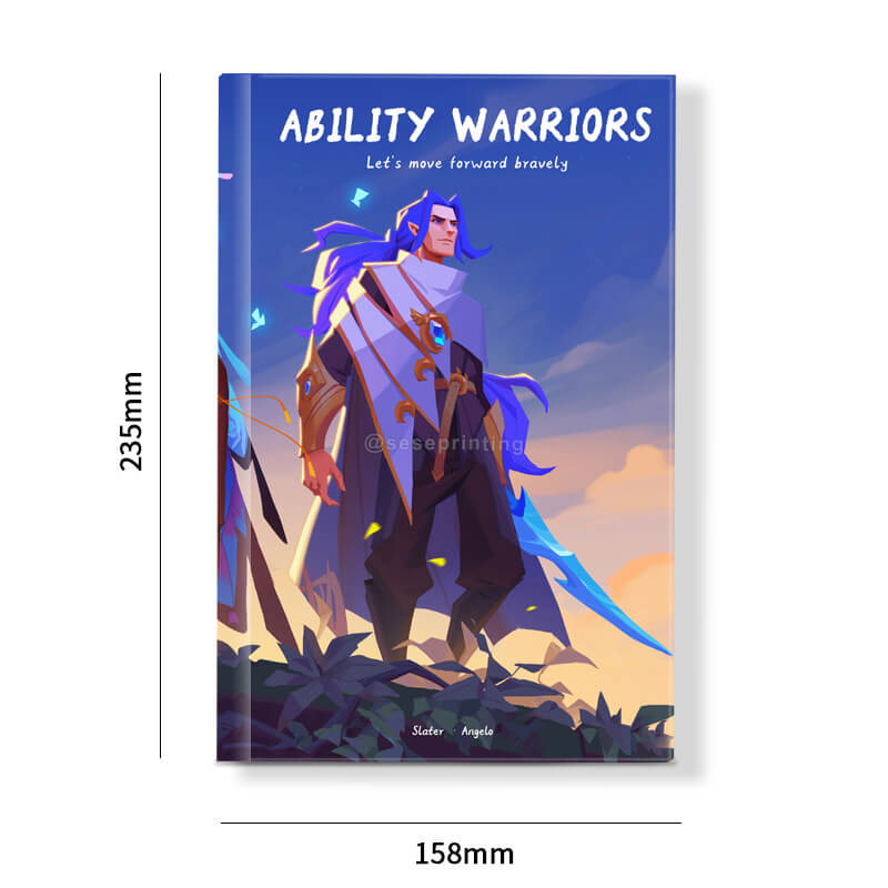 China Book Publishers Printing Hardcover Book with Sprayed Edges 6