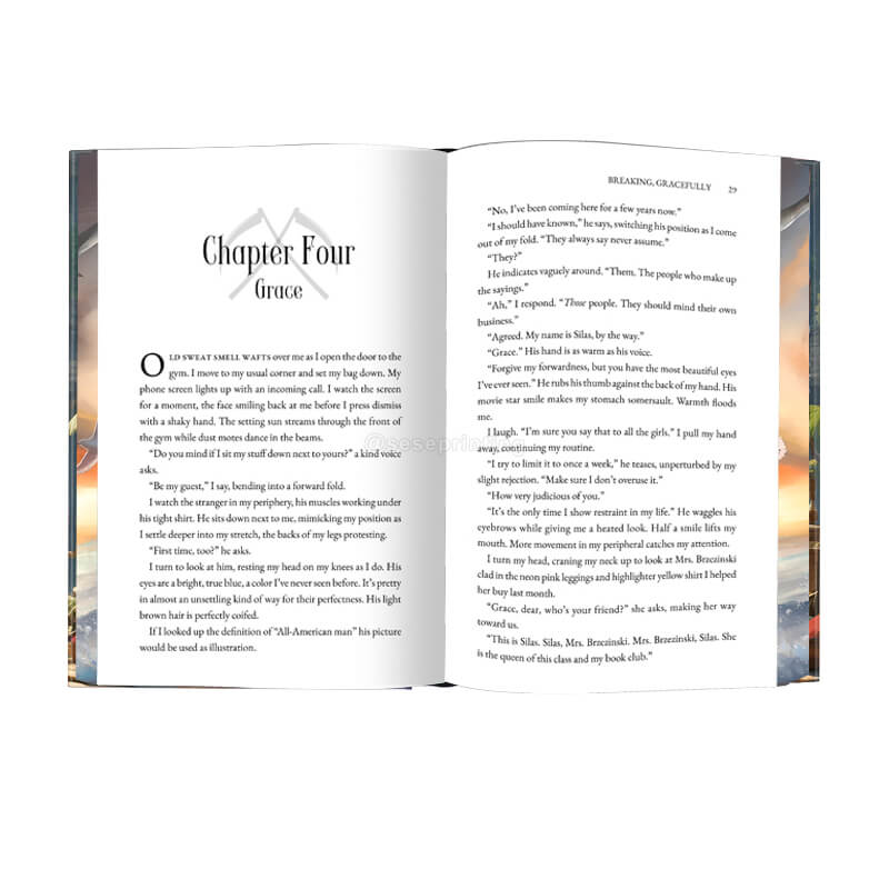 Hardcover Book with Sprayed Edges and Foiled Lettering on the Covers 7