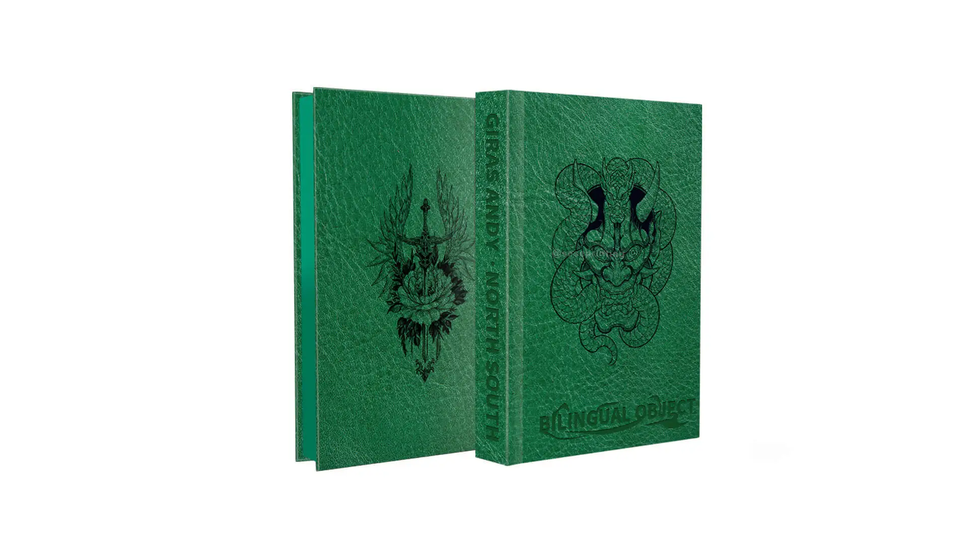 Leather Bound Hardcover Fiction Novels with Digital Sprayed Edges 1