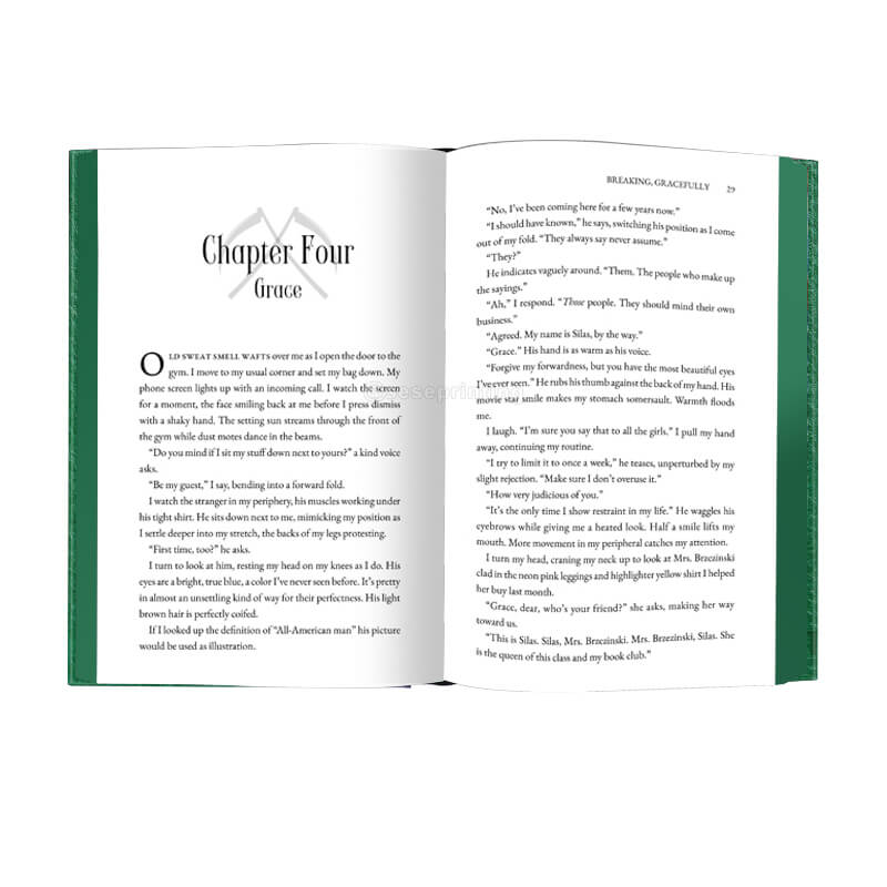 Leather Bound Hardcover Fiction Novels with Digital Sprayed Edges 7