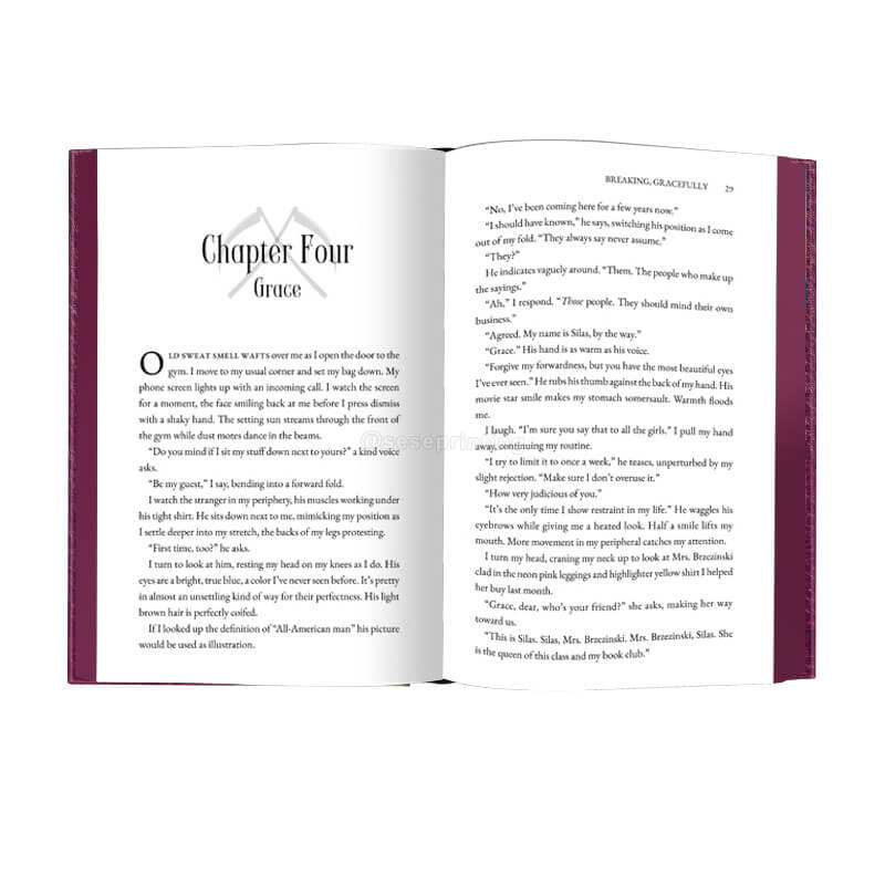 Create Hardcover Leather Book with Debossing Cover and Sprayed Edges 7