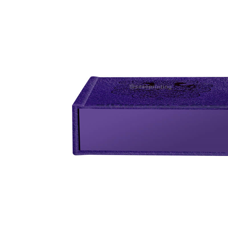 Created Leather Hardcover Novel Book with Full Color Sprayed Edges 9