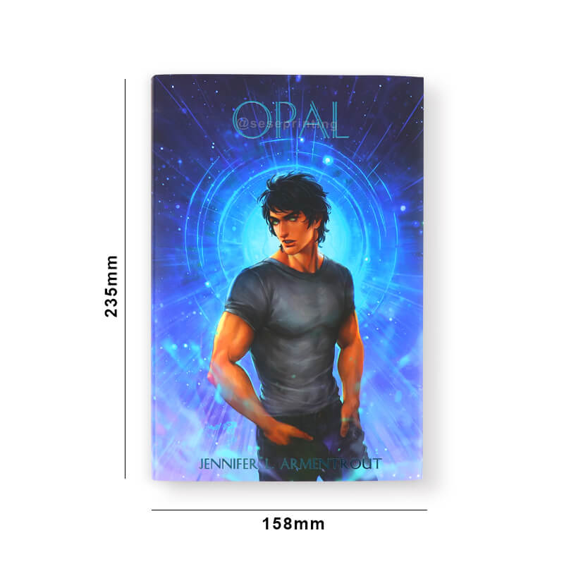 Holographic Foil Hardcover Books with Sprayed Edges and Dust Jackets 6