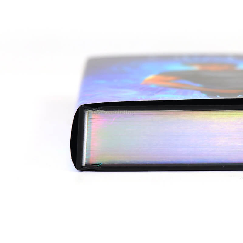 Holographic Foil Hardcover Books with Sprayed Edges and Dust Jackets 11
