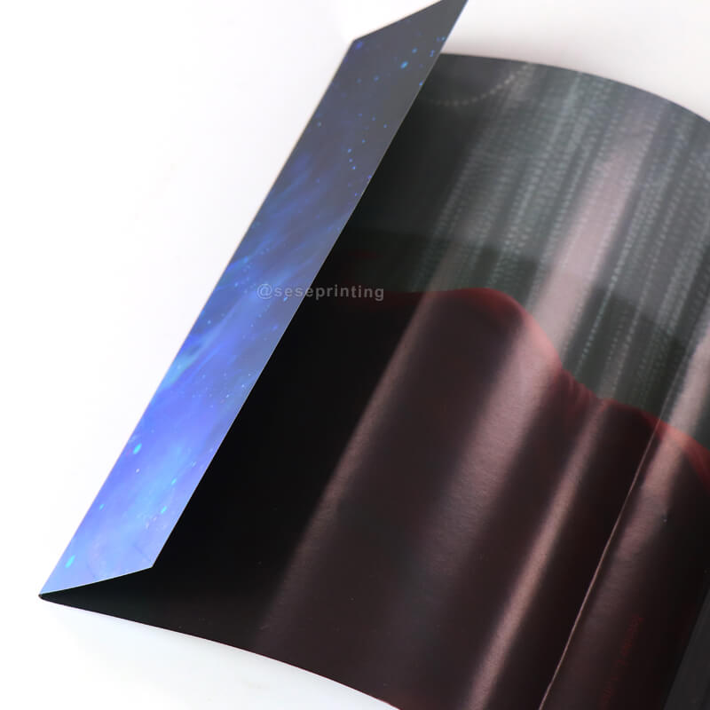 Holographic Foil Hardcover Books with Sprayed Edges and Dust Jackets 8