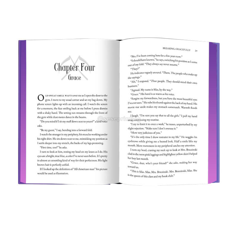 Erstellung eines Schwarzweiß-Drucks mit Hardcover und Farbschnitt 7