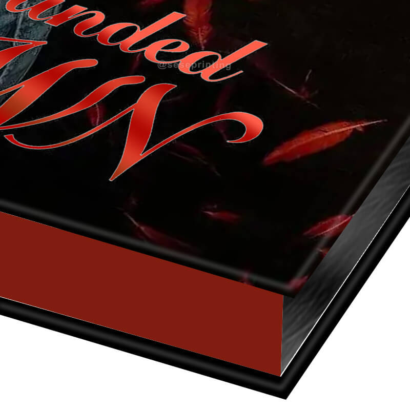 Sprayed Edges Special Edition Romance Book with Red Foil on Cover 8