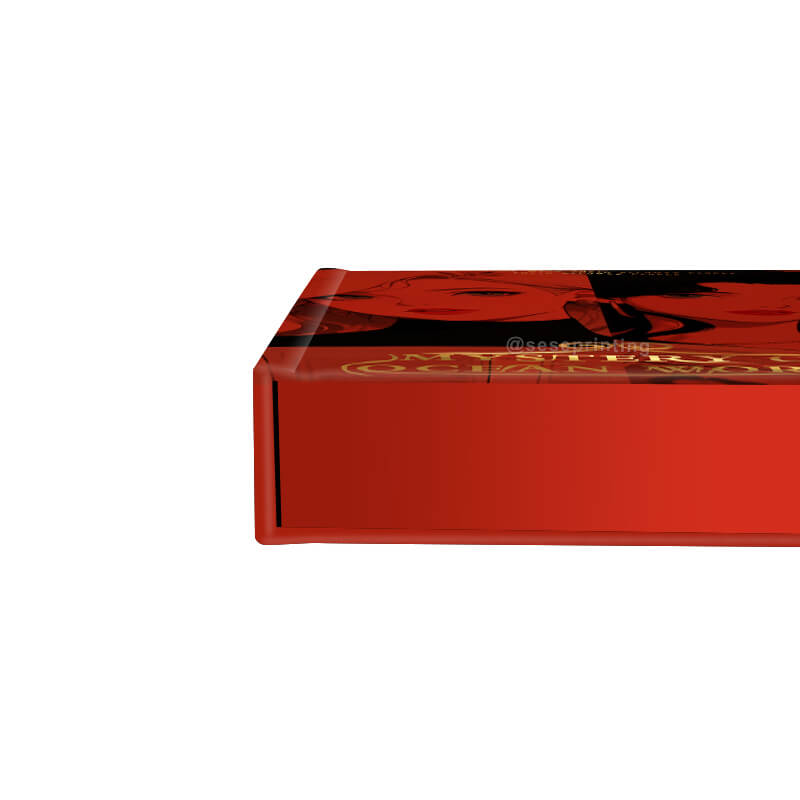 Printed Hardcover Book with Pattern Sprayed Edges and Gold Foil on Cover 9