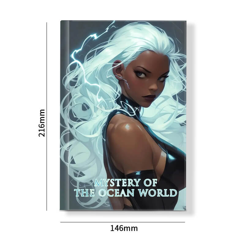 Custom Hardcover Novel Book with Foil on Cover and Sprayed Edges 6