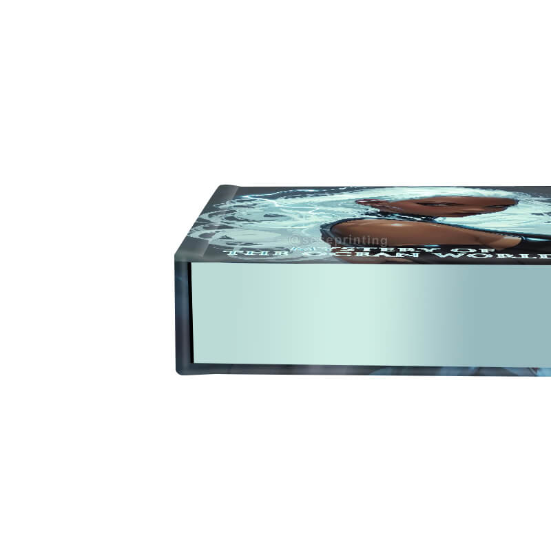 Custom Hardcover Novel Book with Foil on Cover and Sprayed Edges 9