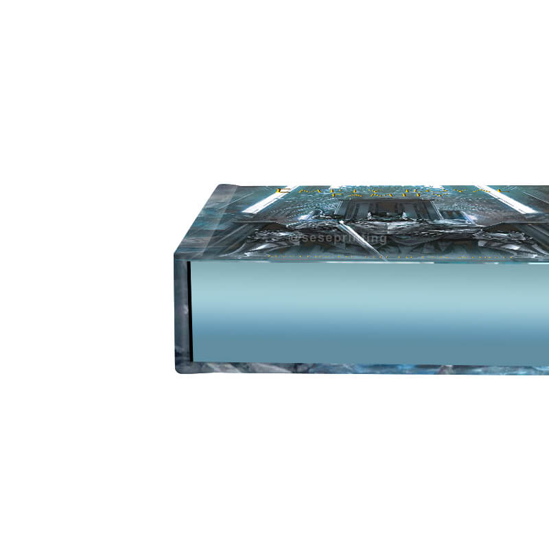 Custom Hardcover Sprayed Edges Book Printed with Gold Foil on Cover 9