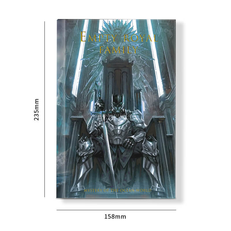 Custom Hardcover Sprayed Edges Book Printed with Gold Foil on Cover 6