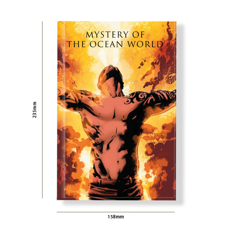 Black and White Printing Hardcover Book Case Bound Fiction Novel 6