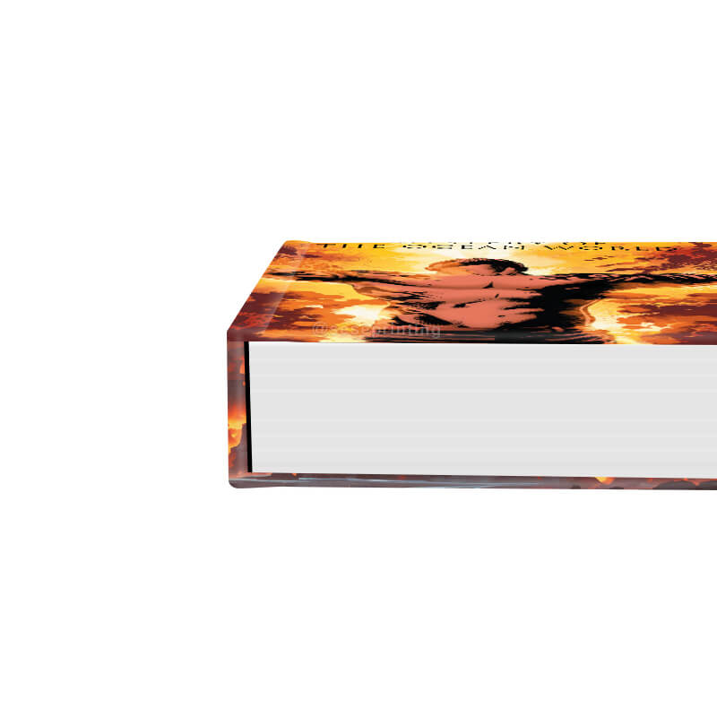 Black and White Printing Hardcover Book Case Bound Fiction Novel 9