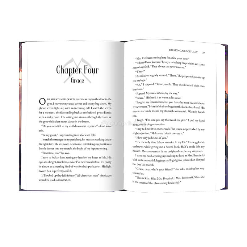 Published Black and White Printing Hardcover Fiction Books Manufacturer 7