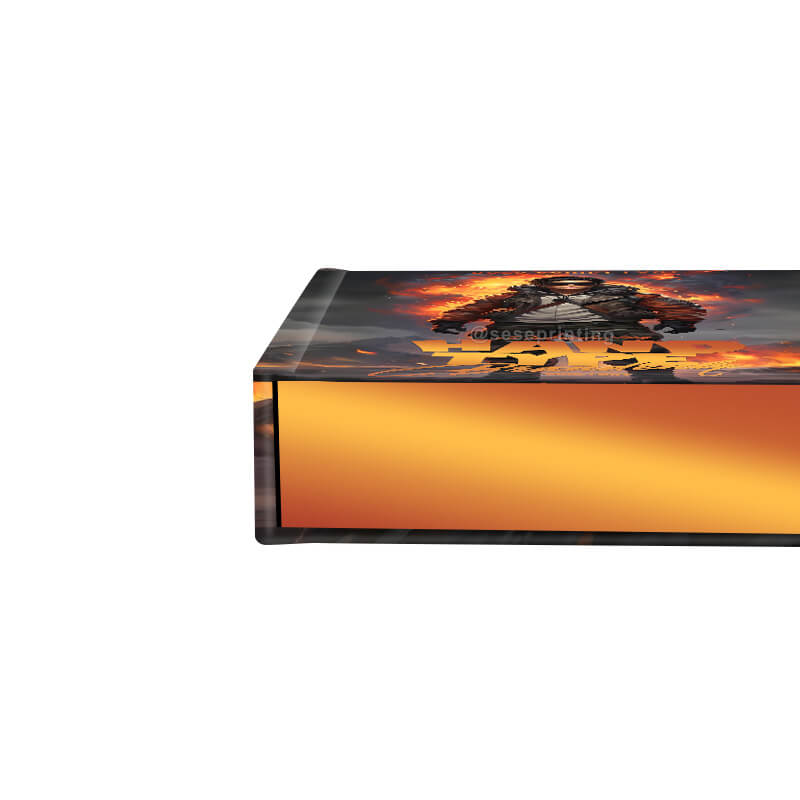 Hardcover Fiction Book with Foil Stamping on Cover and Sprayed Edges 9