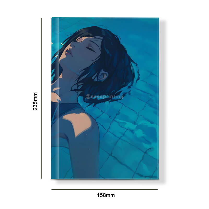 Black and White Printing 6*9 Inch Hardcover Fiction Book Services 6