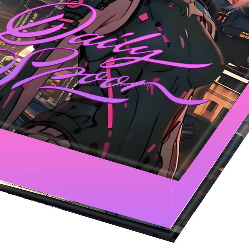 Black and White Printing Hardback Book with Foil on Cover and Sprayed Edges 8