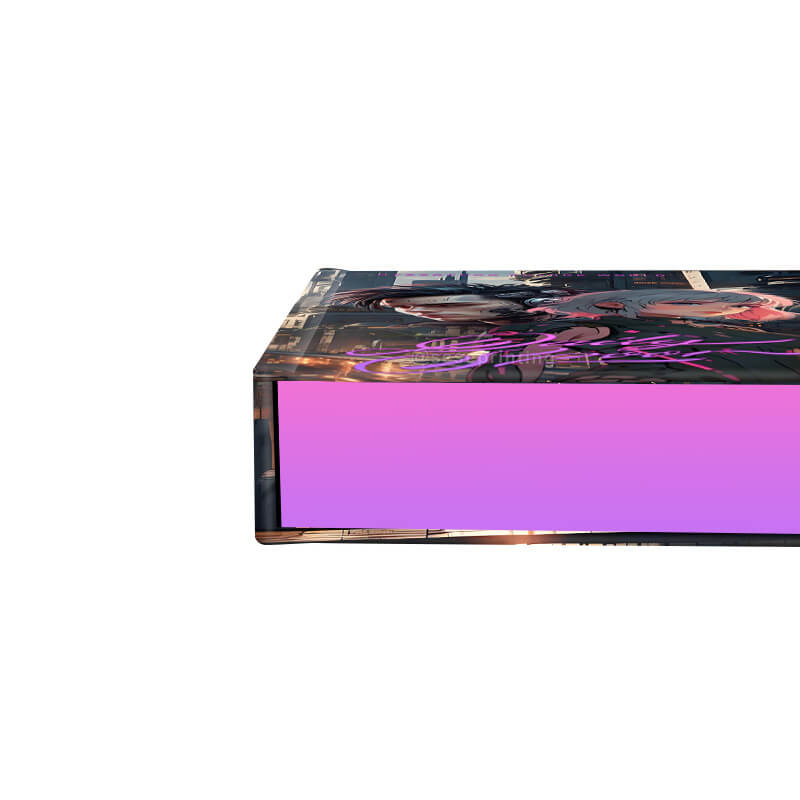 Black and White Printing Hardback Book with Foil on Cover and Sprayed Edges 9