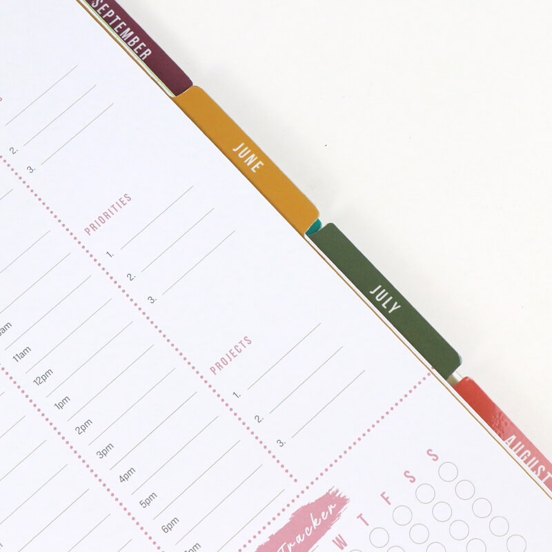 Custom Internal Pages Journal Notebook with PVC Cover and Sticker 10