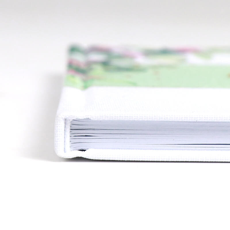 Custom Size Gold Stamping Journal Printing Hardcover Wedding Guest Book 10