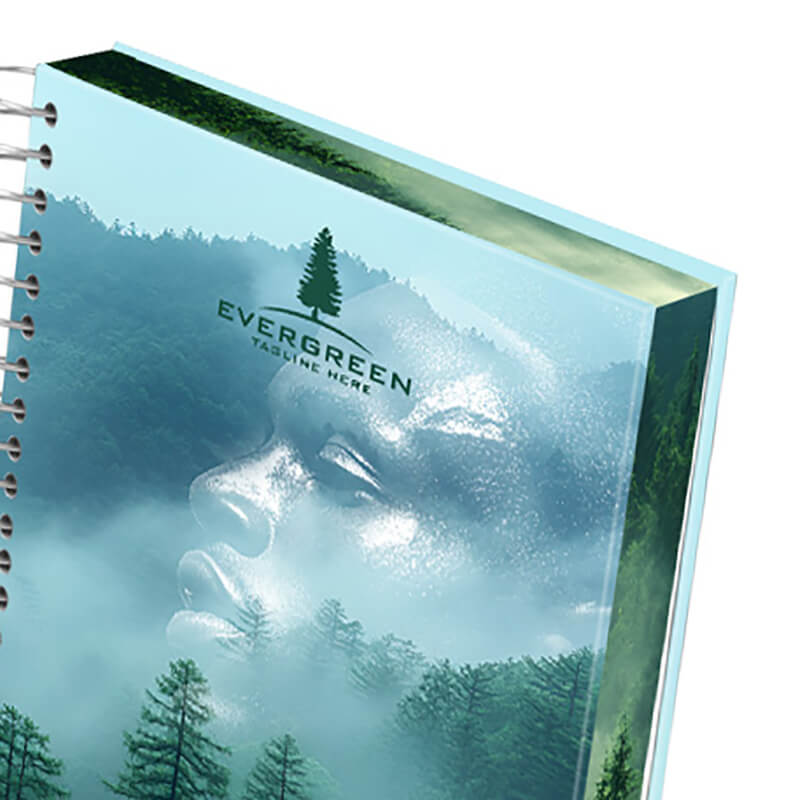 Personalized Spiral Hardcover Daily Planner with Sprayed Edges 10