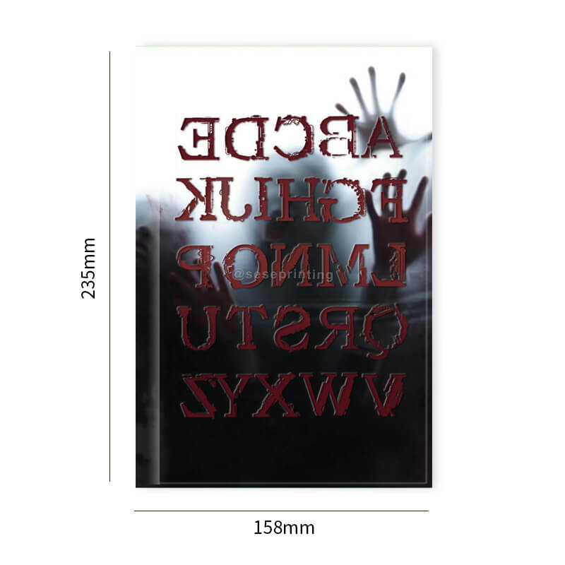 Special-Edition Hardcover Fiction Novel with Sprayed Edges and Foil on Cover 6