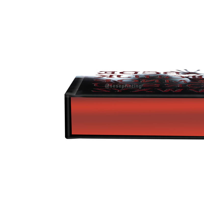 Special-Edition Hardcover Fiction Novel with Sprayed Edges and Foil on Cover 9