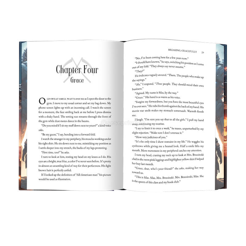 6x9'' Special Edition Hardback Book with Foil Cover and Sprayed Edges 7