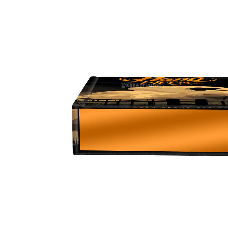 Sprayed/Stencil Edges on a Hardcover Fiction Books with Foil Cover 10