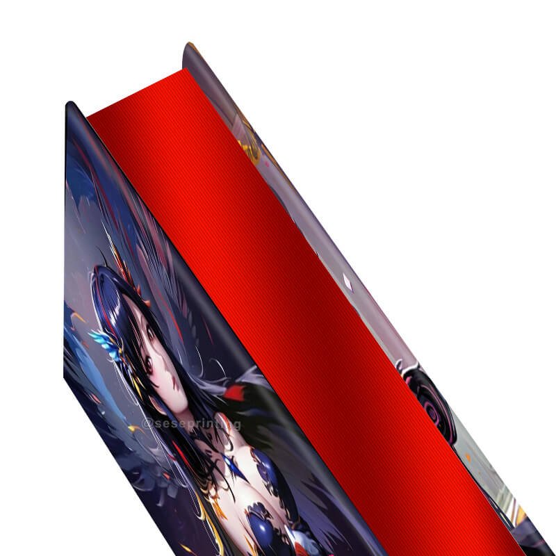 Printing a Hardcover with Red Sprayed Edges and Foil on the Cover 9