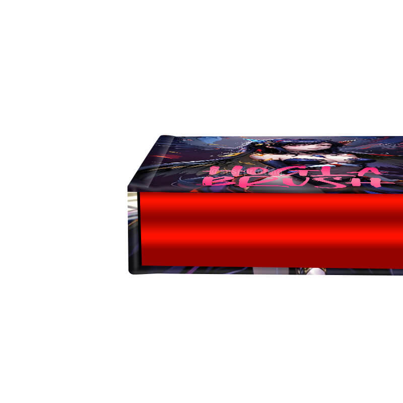 Printing a Hardcover with Red Sprayed Edges and Foil on the Cover 10