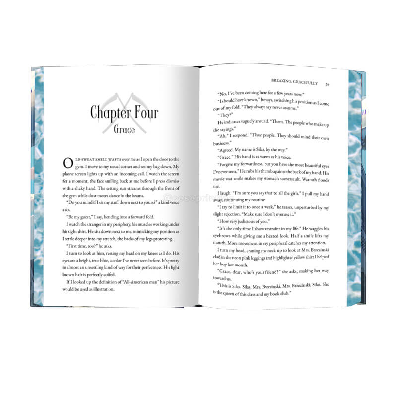 Foiled Hardcover Books with Black and White Pages and an Edge Design 7