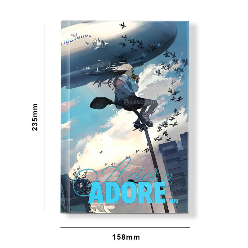 Foiled Hardcover Books with Black and White Pages and an Edge Design 6