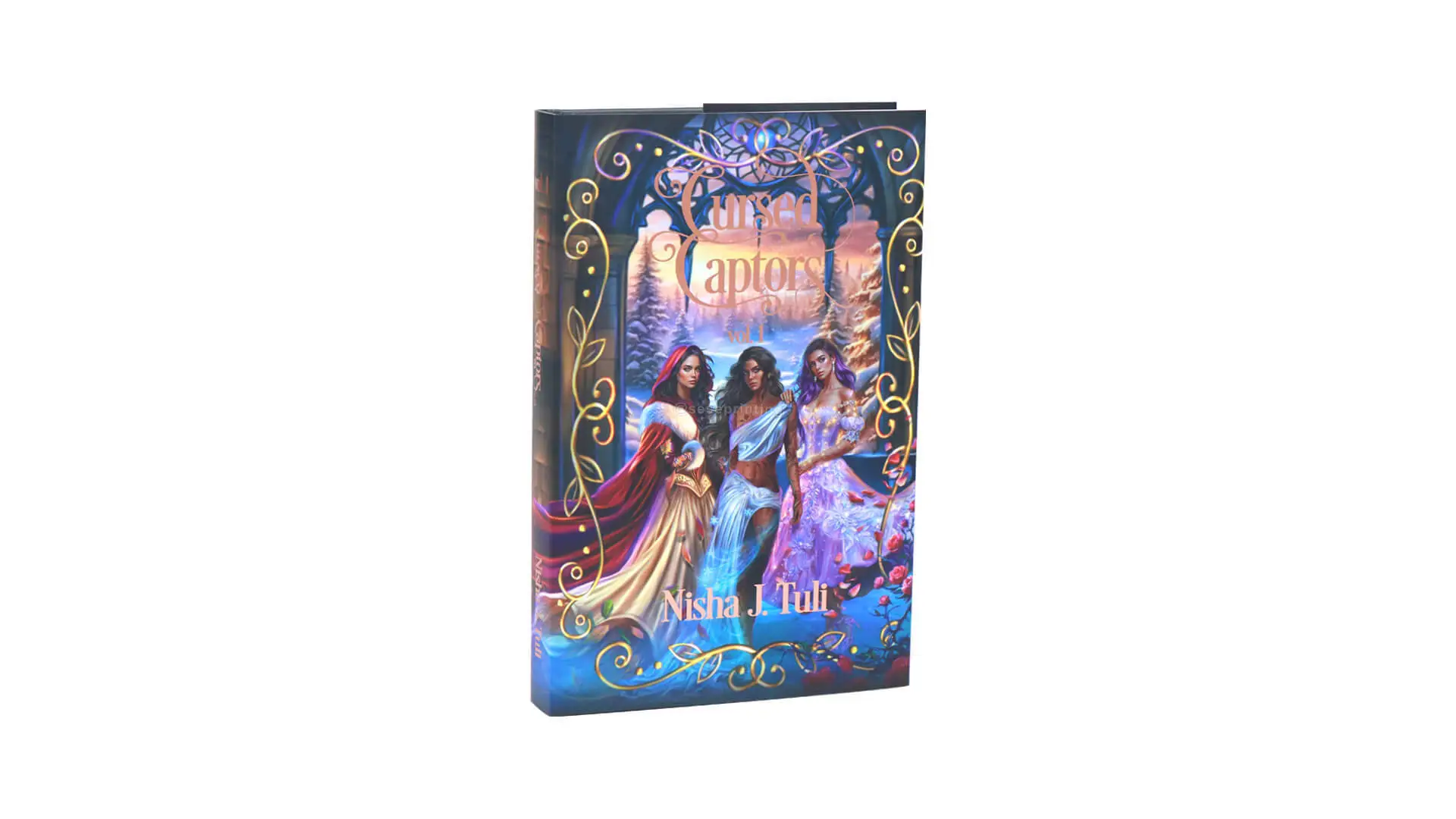 Foil Hardcover Special Edition Book with Foil Dust Jacket and Pattern Sprayed Edges 1