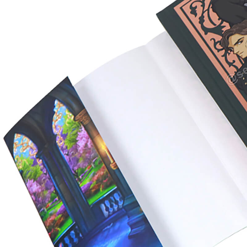 Foil Hardcover Special Edition Book with Foil Dust Jacket and Pattern Sprayed Edges 8