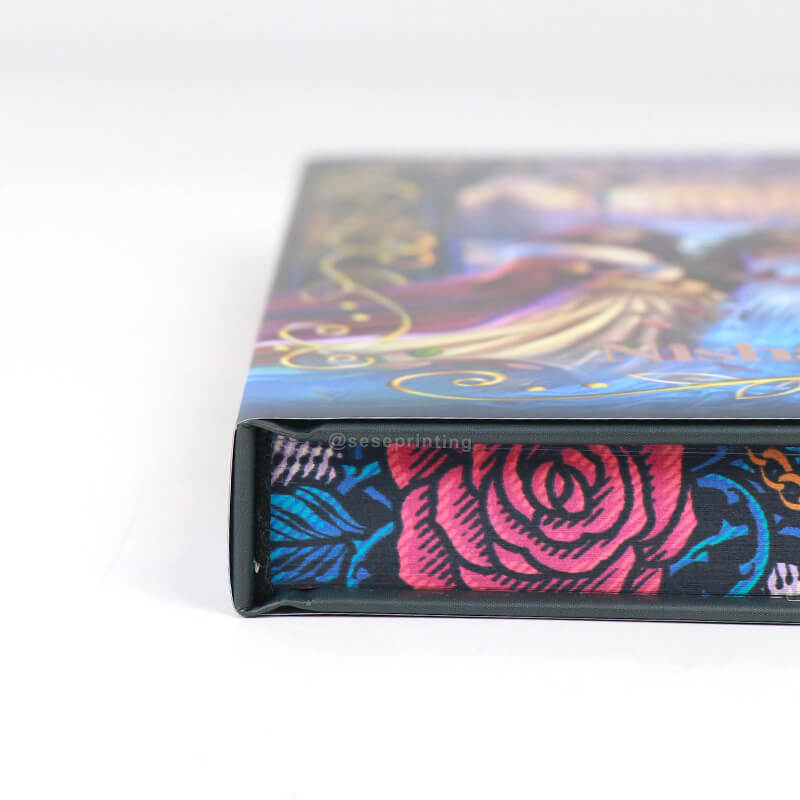 Foil Hardcover Special Edition Book with Foil Dust Jacket and Pattern Sprayed Edges 11