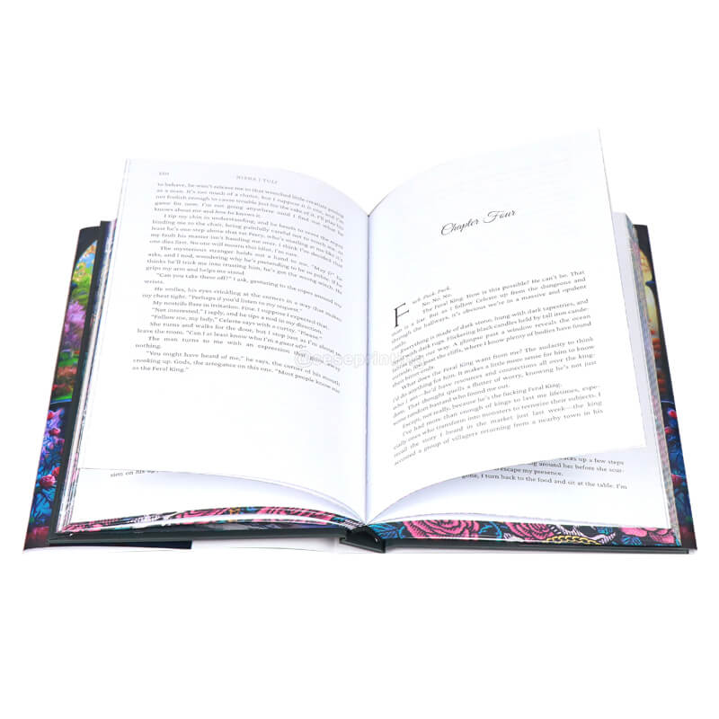 Foil Hardcover Special Edition Book with Foil Dust Jacket and Pattern Sprayed Edges 7