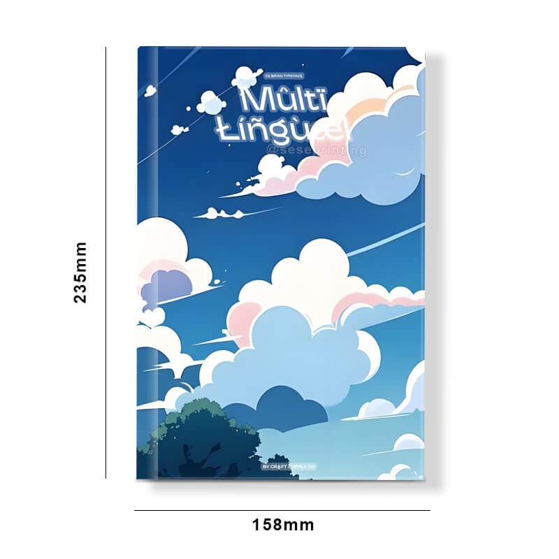 Hardcover Sprayed Edges Book Printing Special Edition Fiction Novel 6