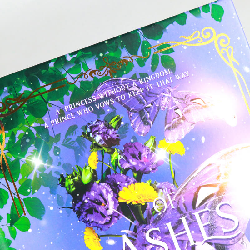 Special Edition Book with Sprayed Edge and Printed Color End Pages 9