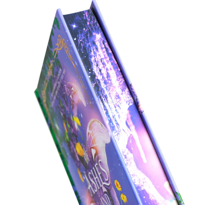 Special Edition Book with Sprayed Edge and Printed Color End Pages 10