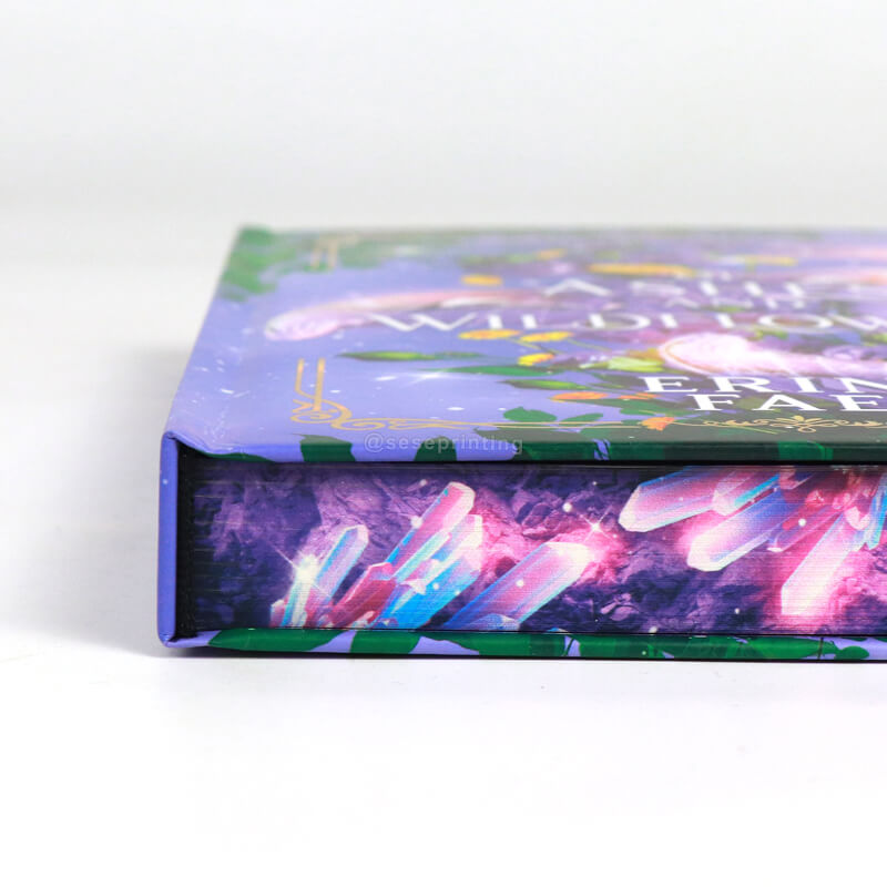 Special Edition Book with Sprayed Edge and Printed Color End Pages 11