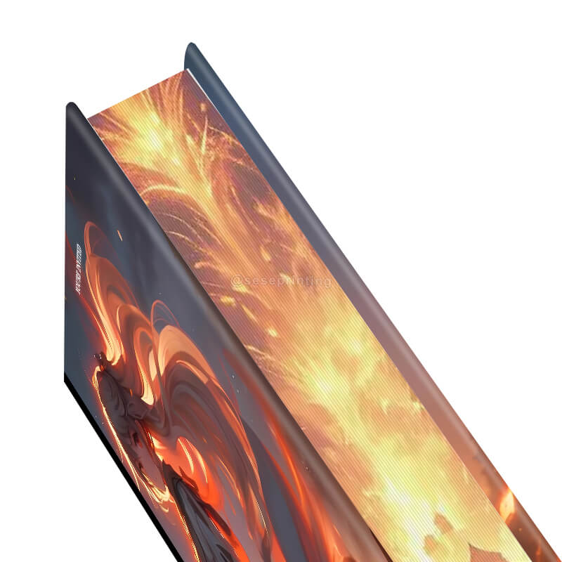 Printed Special Edition Hardback Novel Book with Pattern Sprayed Edges 9