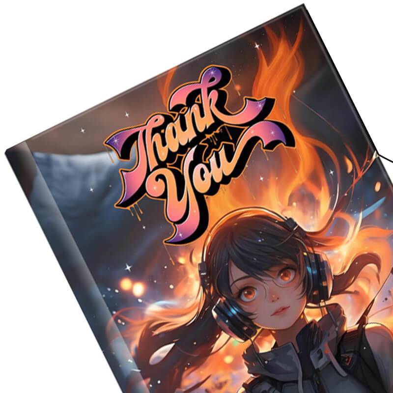 Get Your Own Book Printed Full Color Stenciled Edges and Foil on Cover 8