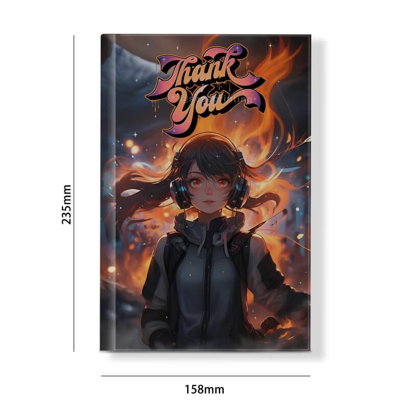 Get Your Own Book Printed Full Color Stenciled Edges and Foil on Cover 6