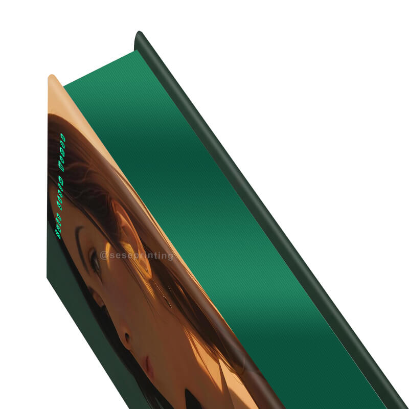 Self Publish Hardback Books with Foil Covers and Custom Sprayed Edges 9